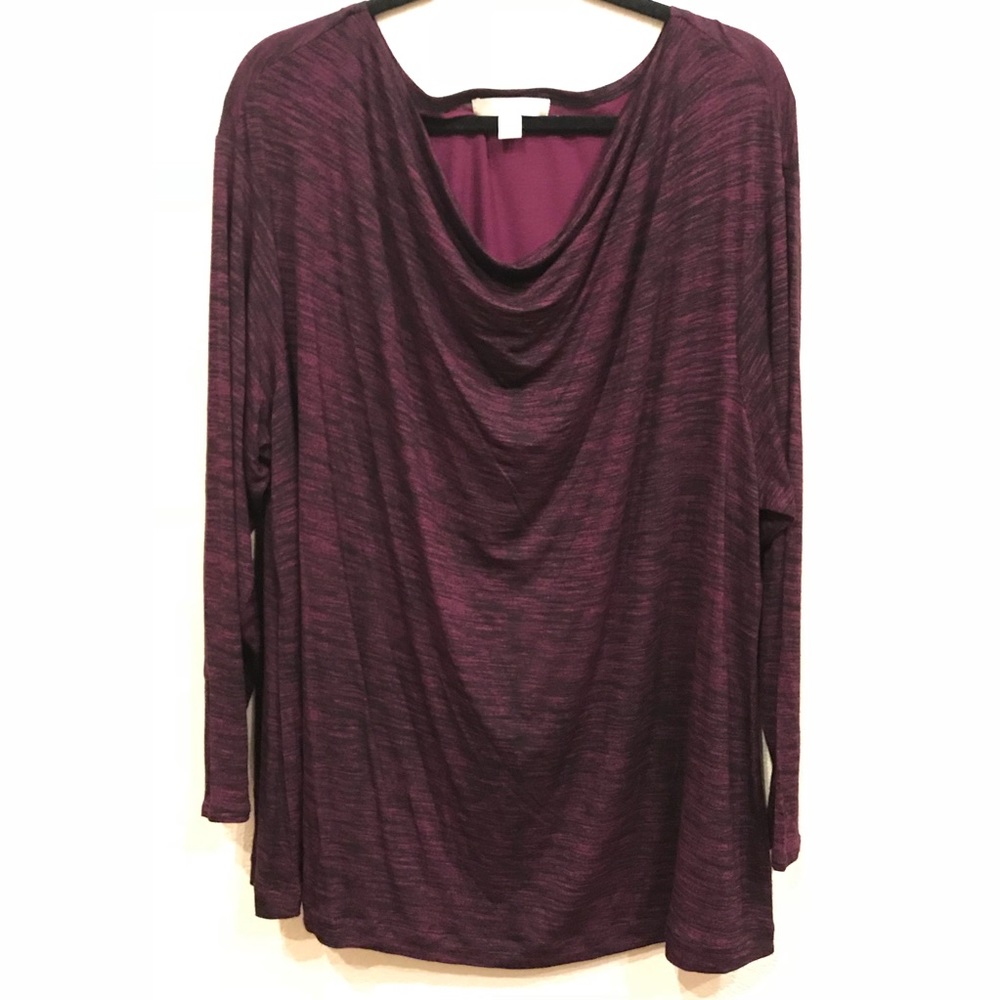 Sejour Purple & Black Top From Nordstrom 🍷 - Picture 7 of 8
